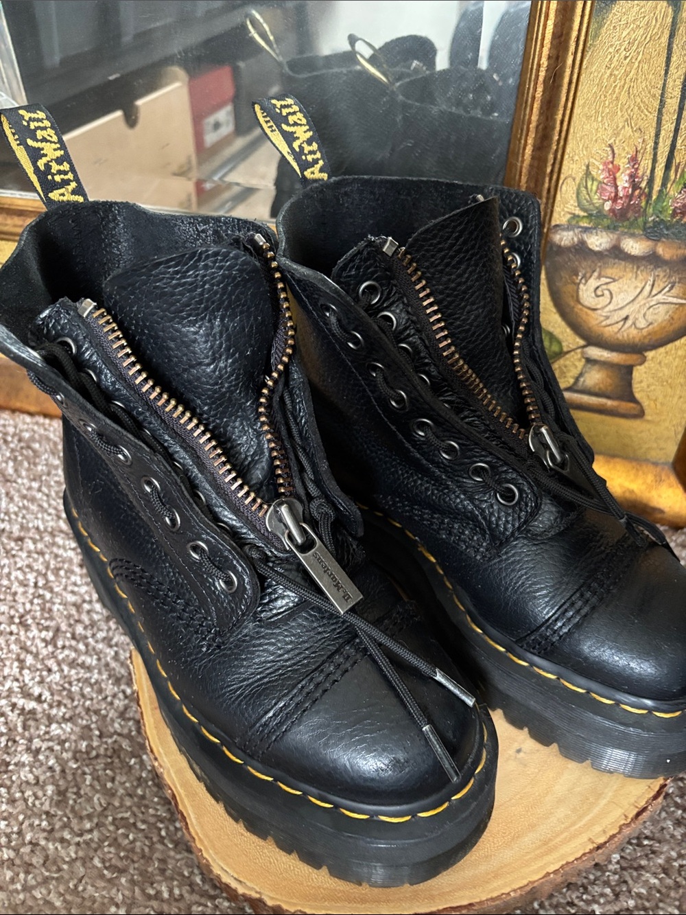 Dr Martens Sinclair Zip-Front Chunky Boots